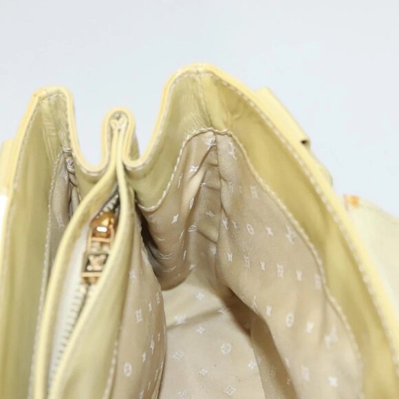 LOUIS VUITTON Vernis Cruise line Sac Picolour Hand Bag Beige - Picture 13 of 15